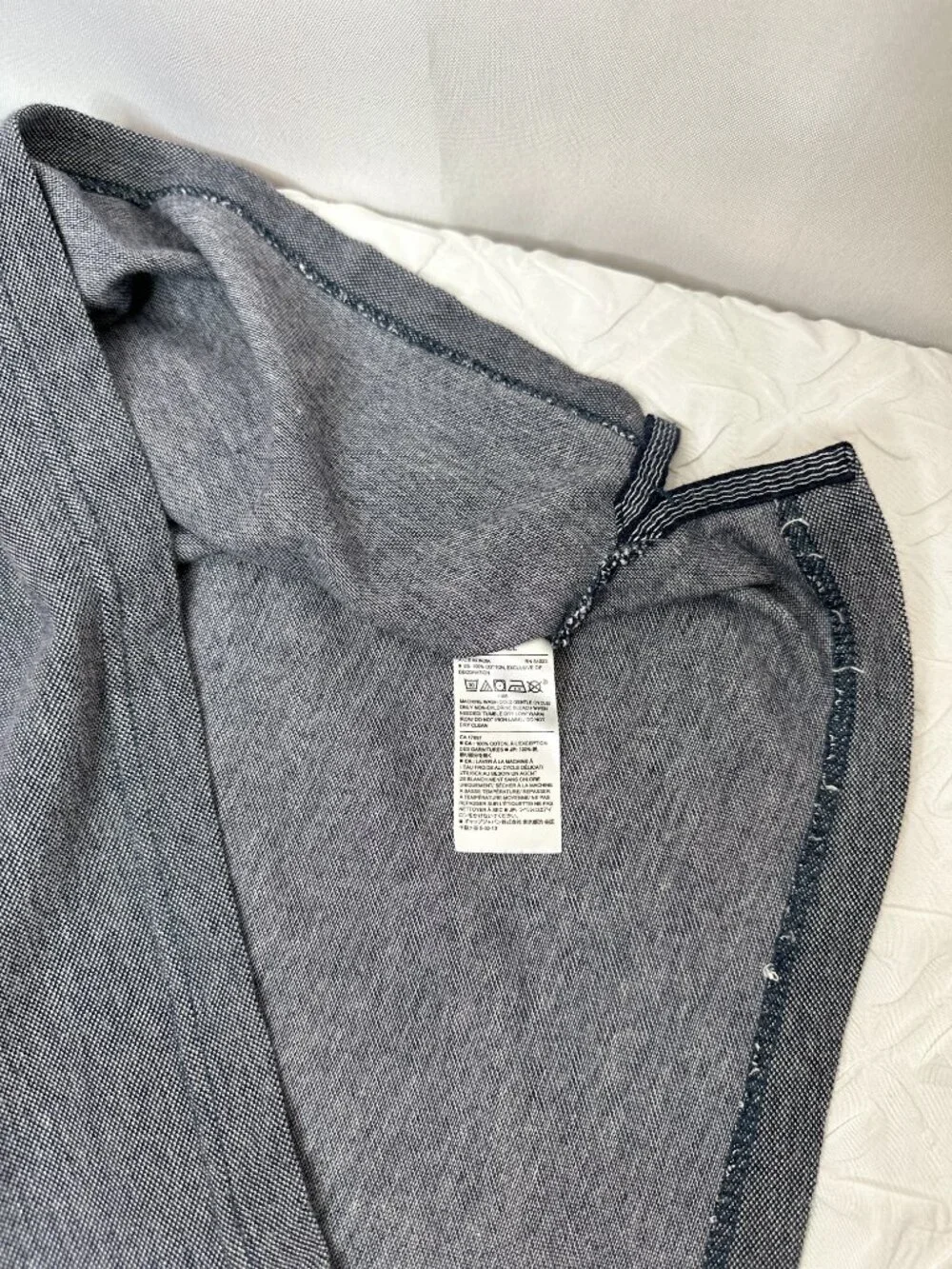 Banana Republic Organic Cotton Pique Polo, XLarge-Tall Minimalist Preppy Classic